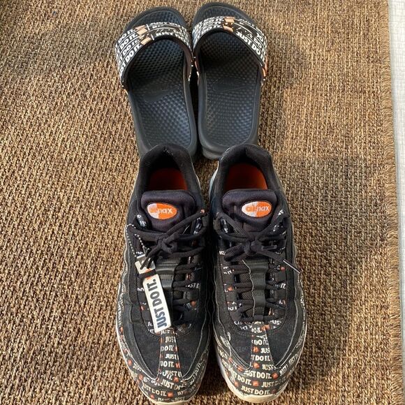Nike air max 95 just do it sneaker and slides bundle - Picture 3 of 6